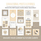 150 Life Coach Instagram Templates For Social Media (sand)