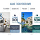 150 Real Estate Templates For Social Media (blue)