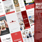 150 Real Estate Templates For Social Media (red)