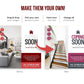 150 Real Estate Templates For Social Media (red)