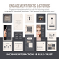 275 Lash Tech Instagram Templates for Social Media (neutral)