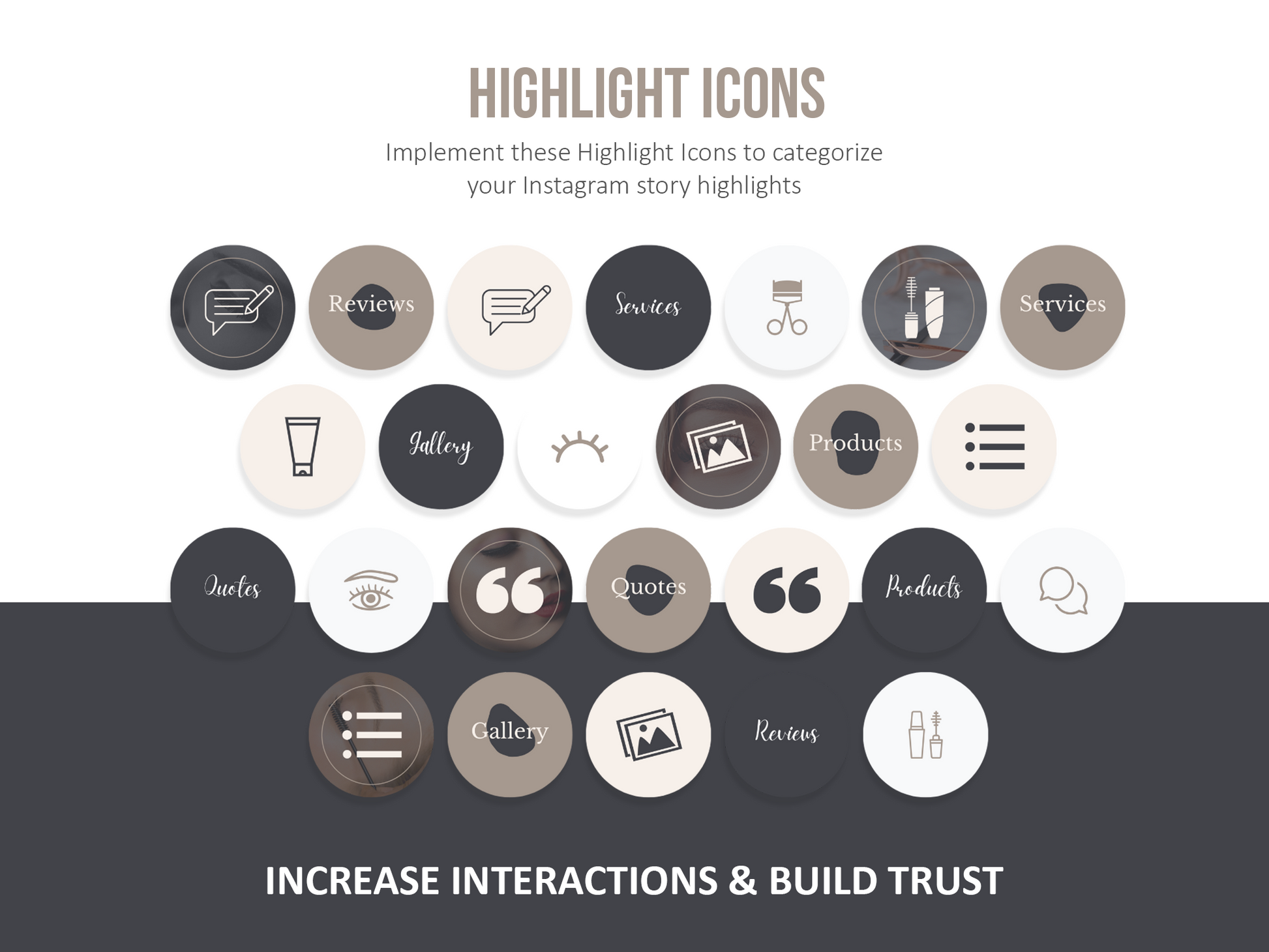 275 Lash Tech Instagram Templates for Social Media (neutral)