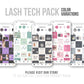 275 Lash Tech Instagram Templates for Social Media (pink)