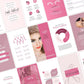 275 Lash Tech Instagram Templates for Social Media (pink)