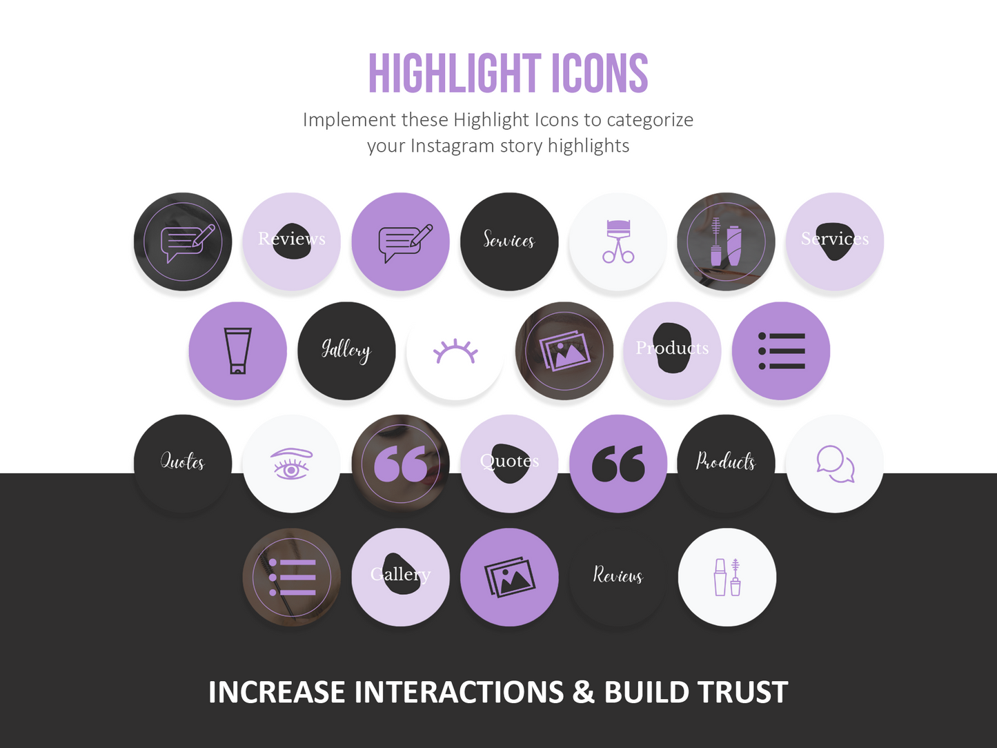 275 Lash Tech Instagram Templates for Social Media (purple)