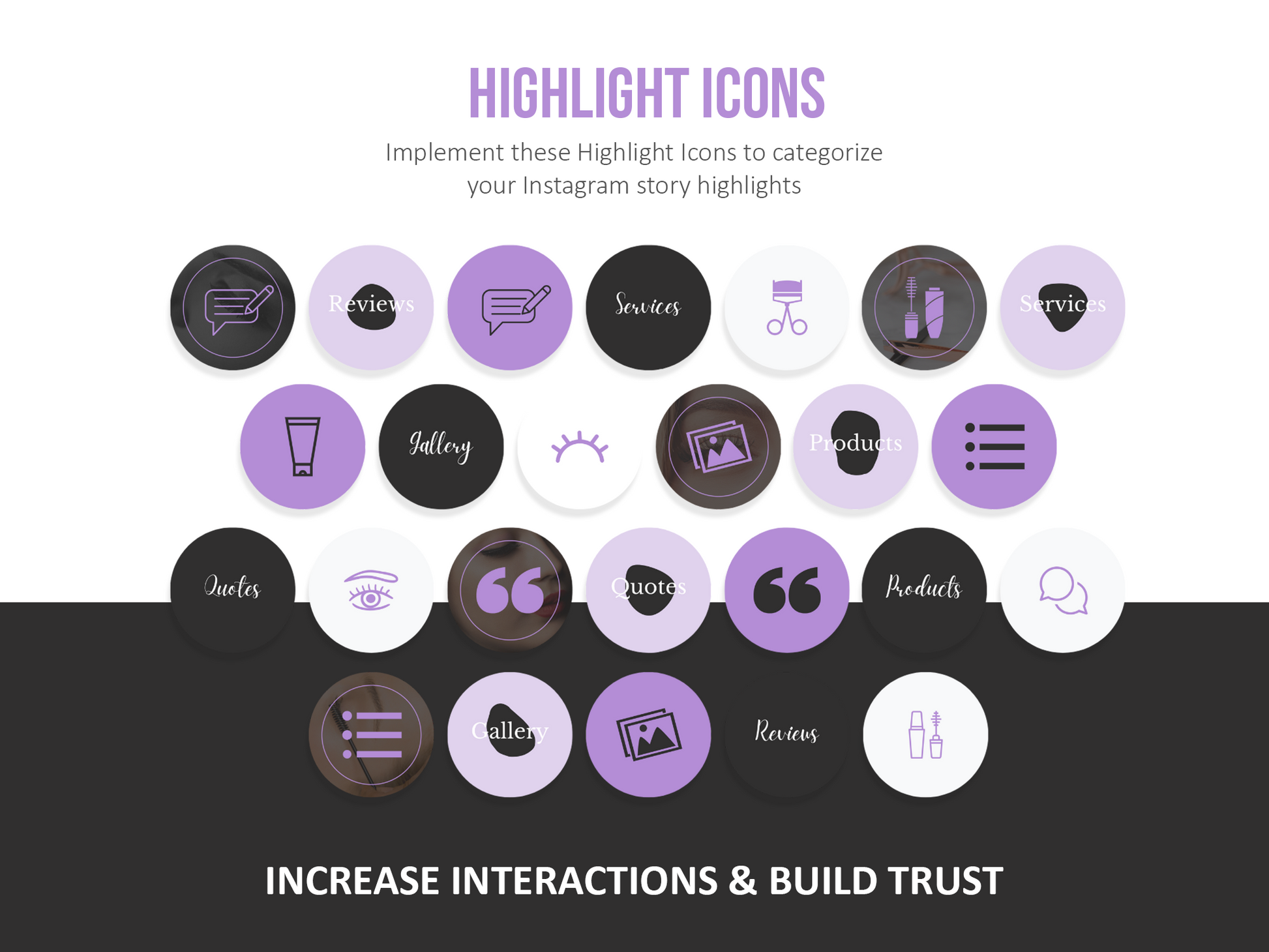 275 Lash Tech Instagram Templates for Social Media (purple)