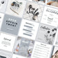 275 Skincare Instagram Templates For Social Media (slate)