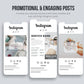 275 Skincare Instagram Templates For Social Media (slate)