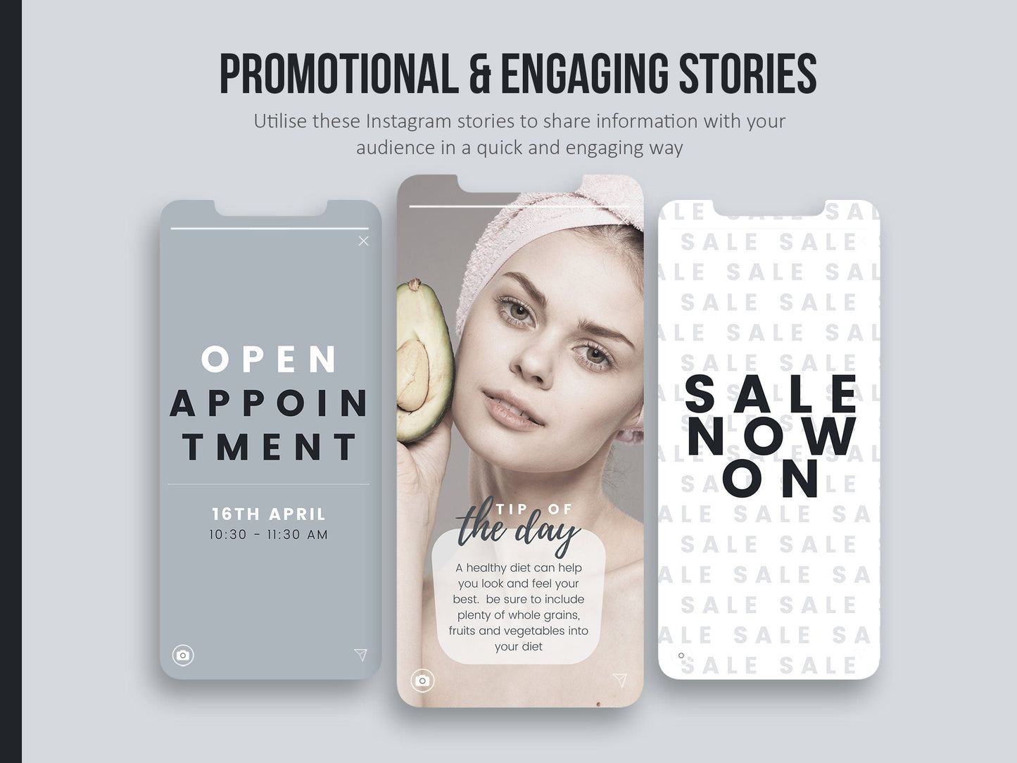 275 Skincare Instagram Templates For Social Media (slate)