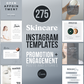 275 Skincare Instagram Templates For Social Media (slate)