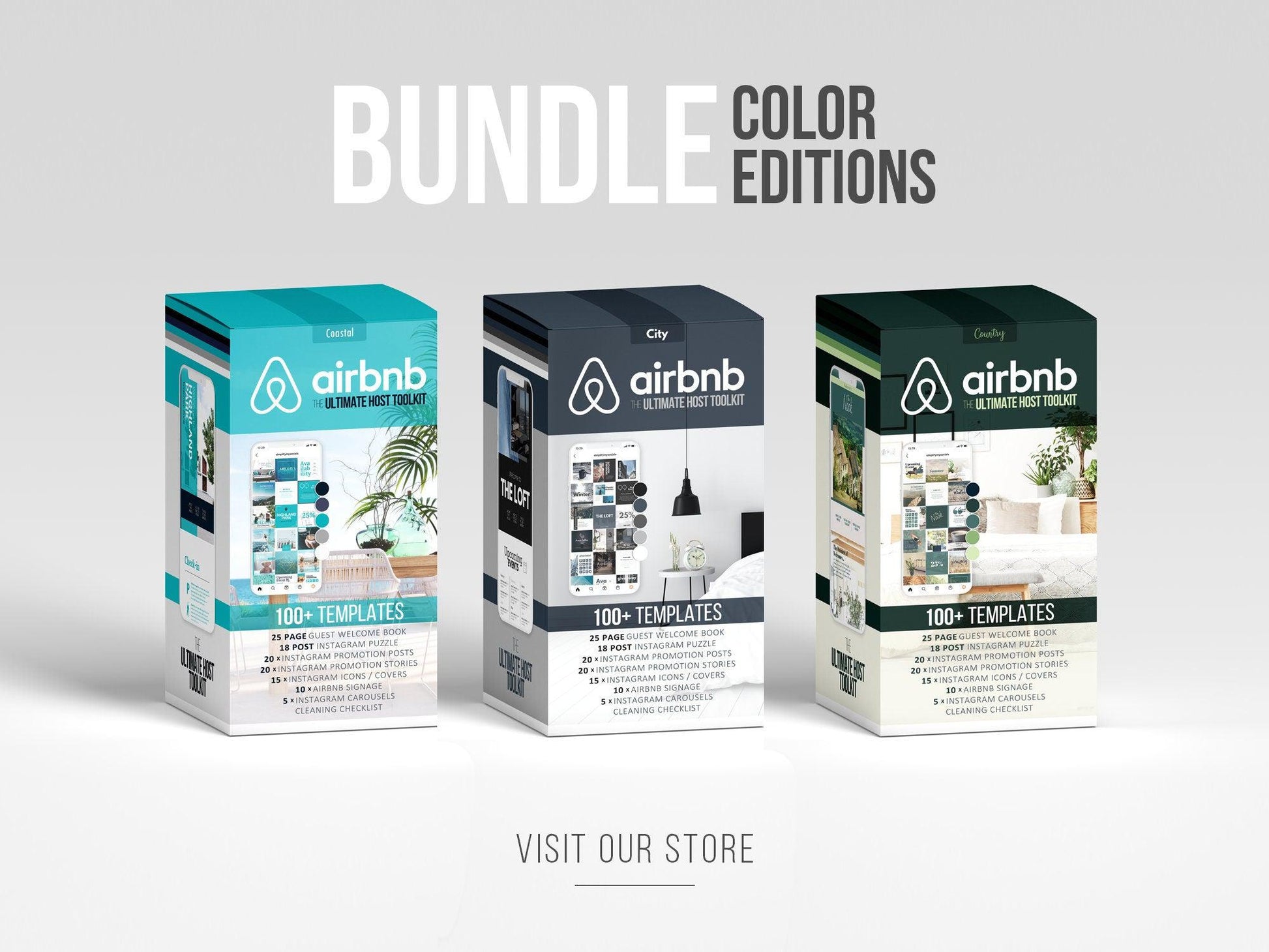 350+ Ultimate Airbnb Host Marketing Template Bundle (city)
