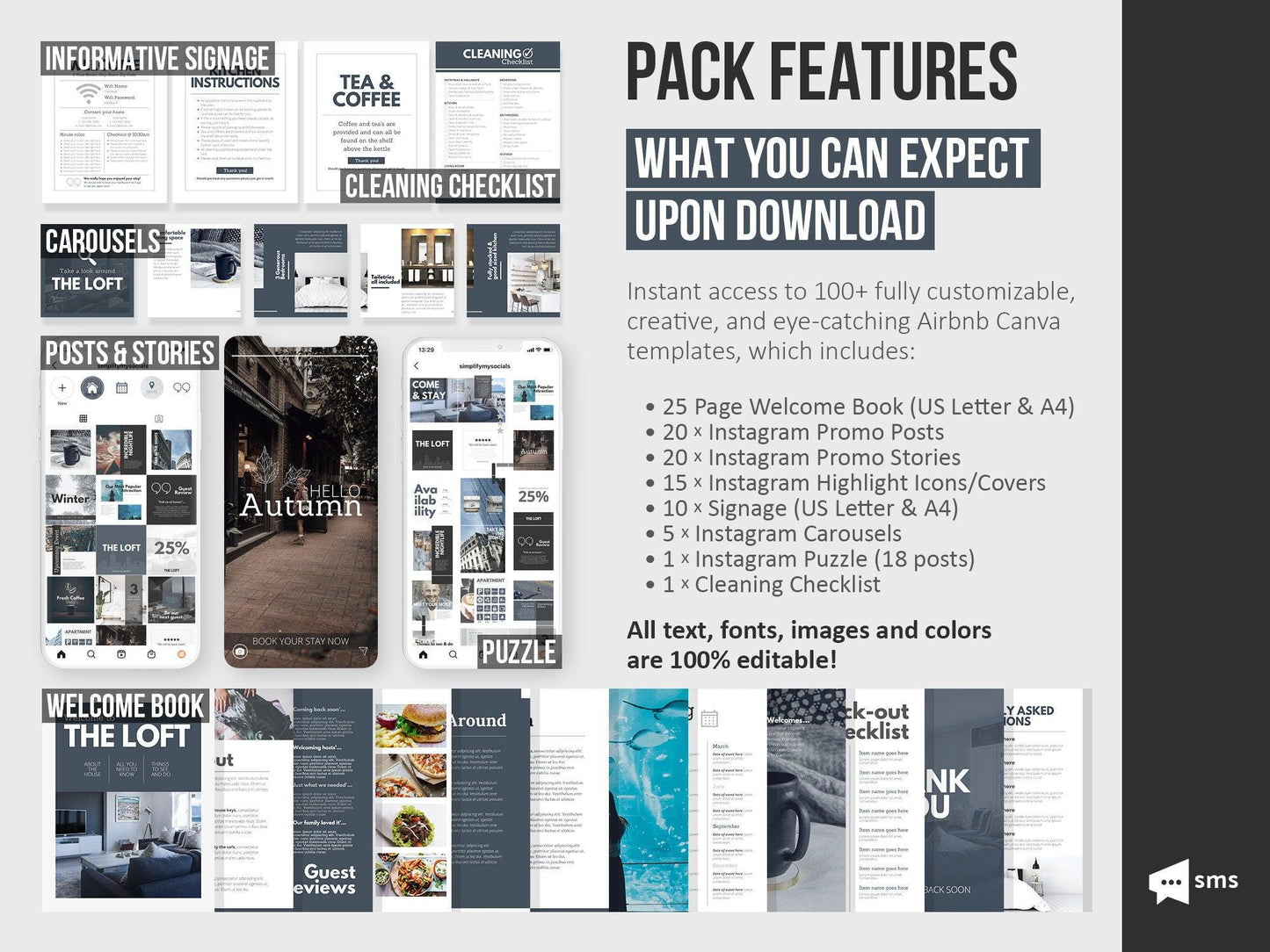 350+ Ultimate Airbnb Host Marketing Template Bundle (city)