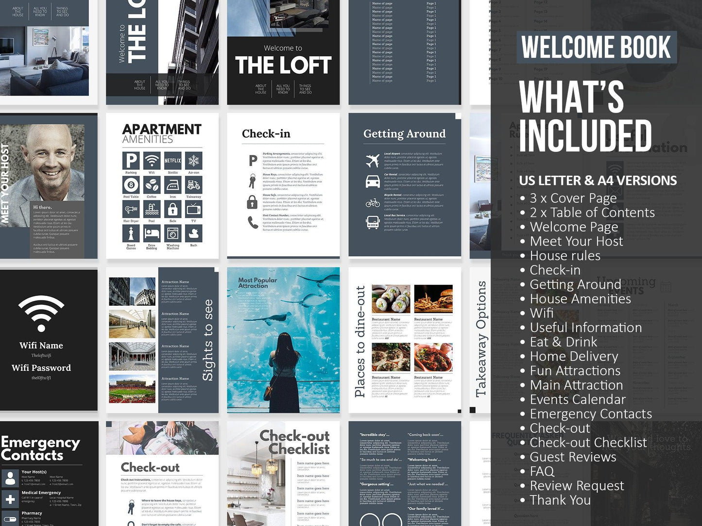 350+ Ultimate Airbnb Host Marketing Template Bundle (city)
