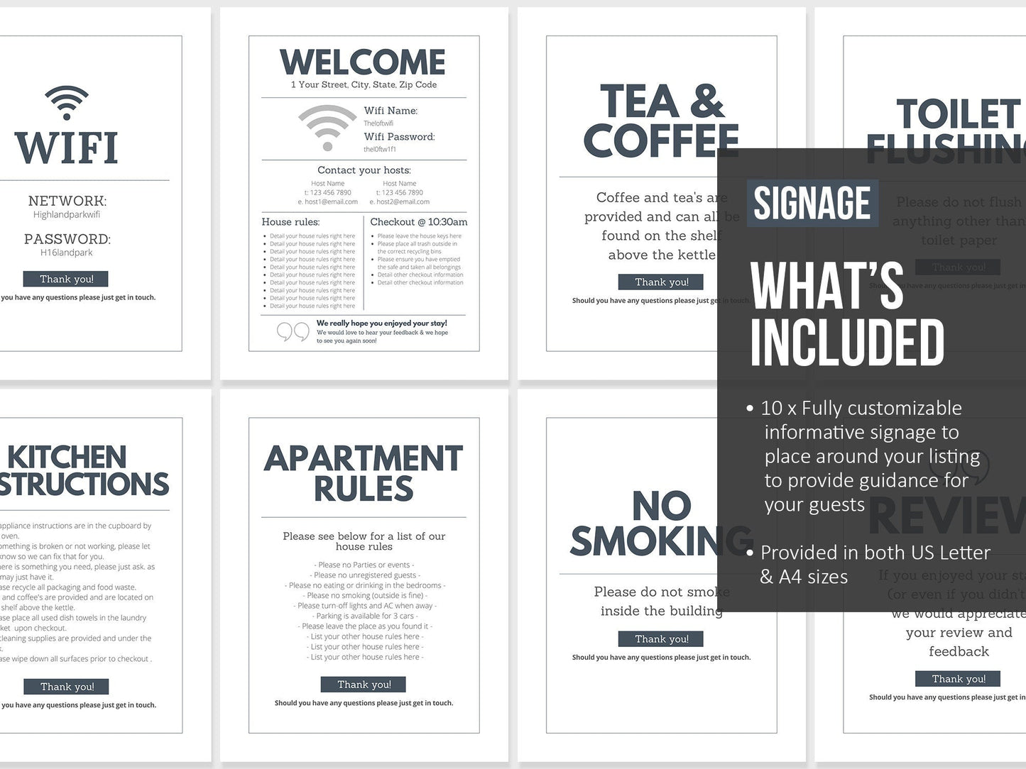 350+ Ultimate Airbnb Host Marketing Template Bundle (city)