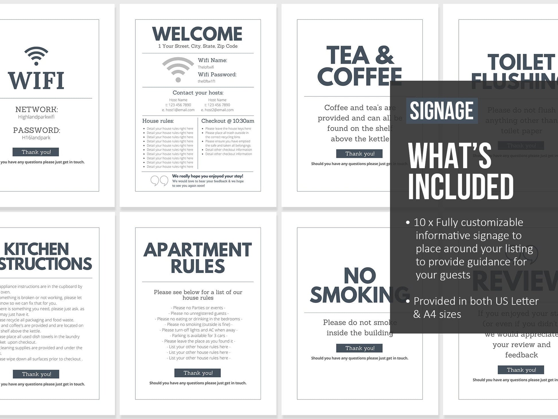 350+ Ultimate Airbnb Host Marketing Template Bundle (city)