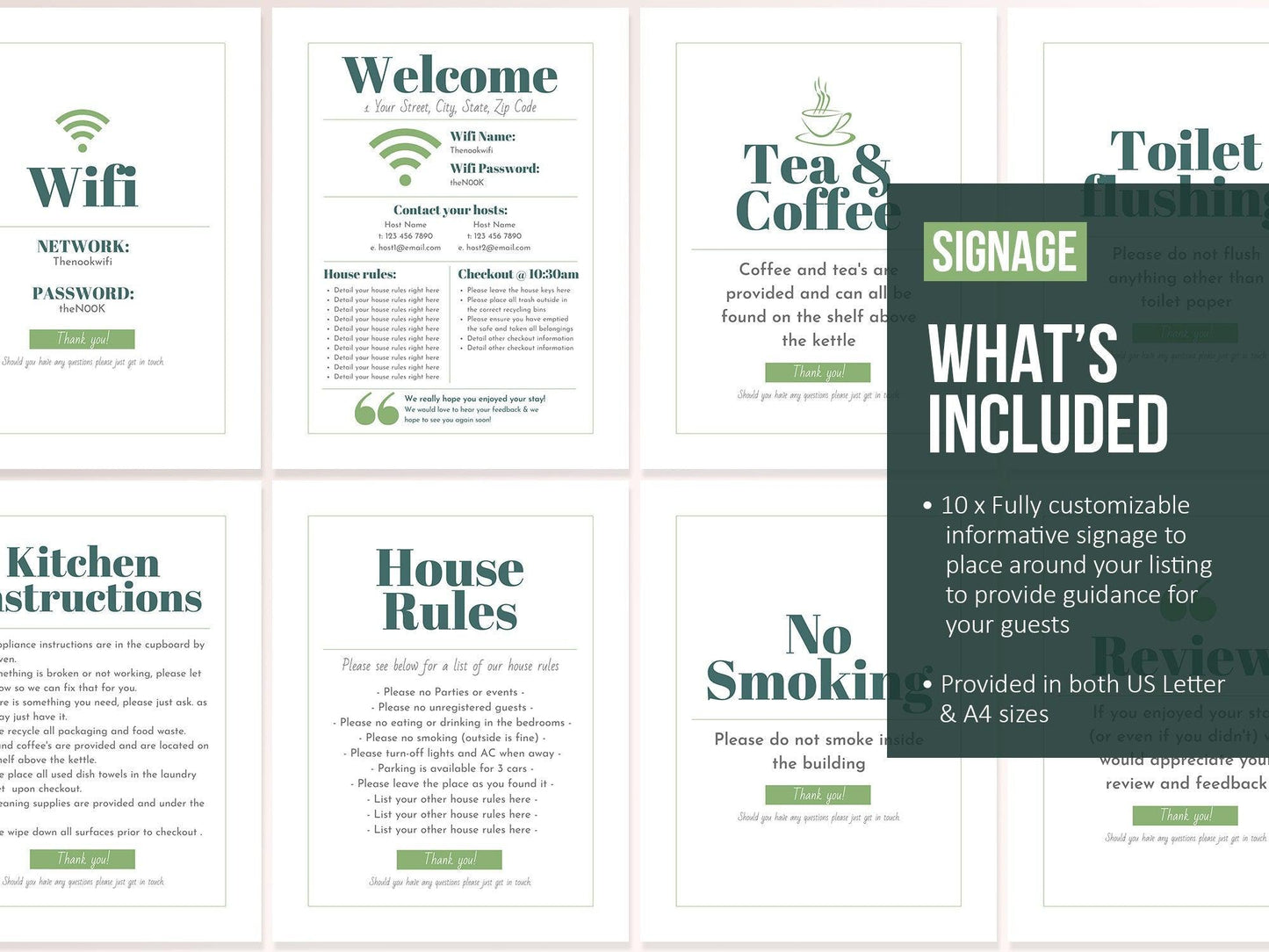 100+ Ultimate Airbnb Host Marketing Template Bundle (country)