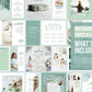 350+ Ultimate Skincare Template Bundle For Social Media (aloe)