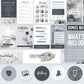 350+ Ultimate Skincare Template Bundle For Social Media (slate)