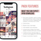 365 Fitness Instagram Template Bundle For Social Media (blush)