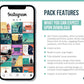 365 Fitness Instagram Template Bundle For Social Media (multi)
