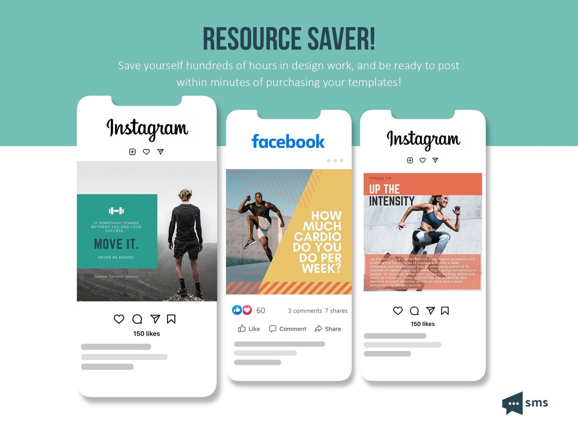365 Fitness Instagram Template Bundle For Social Media (multi)