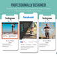 365 Fitness Instagram Template Bundle For Social Media (multi)