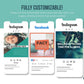 365 Fitness Instagram Template Bundle For Social Media (multi)