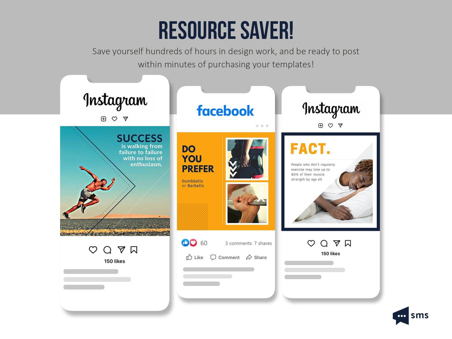 365 Fitness Instagram Template Bundle For Social Media (mustang)