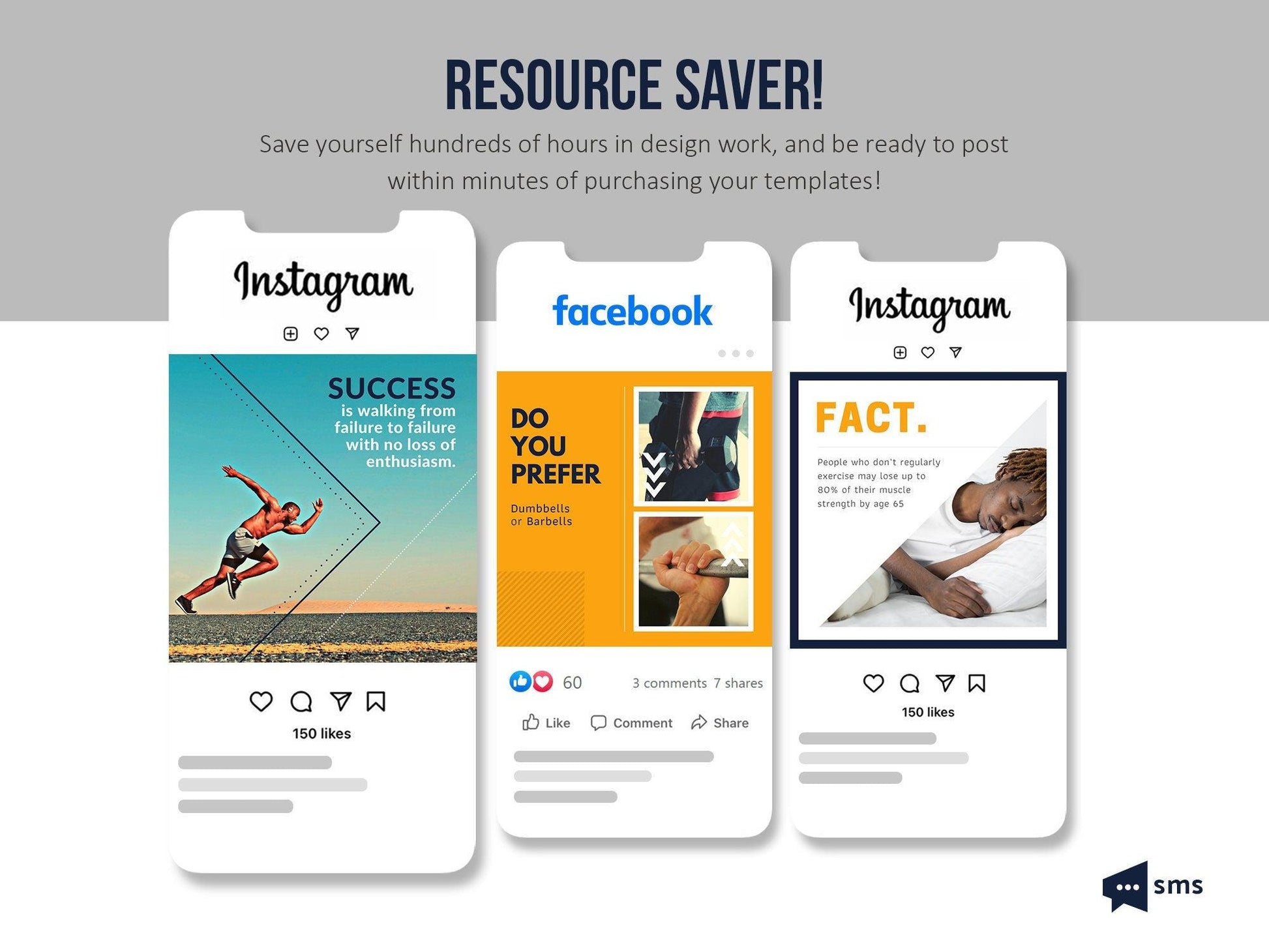 365 Fitness Instagram Template Bundle For Social Media (mustang)
