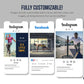 365 Fitness Instagram Template Bundle For Social Media (mustang)