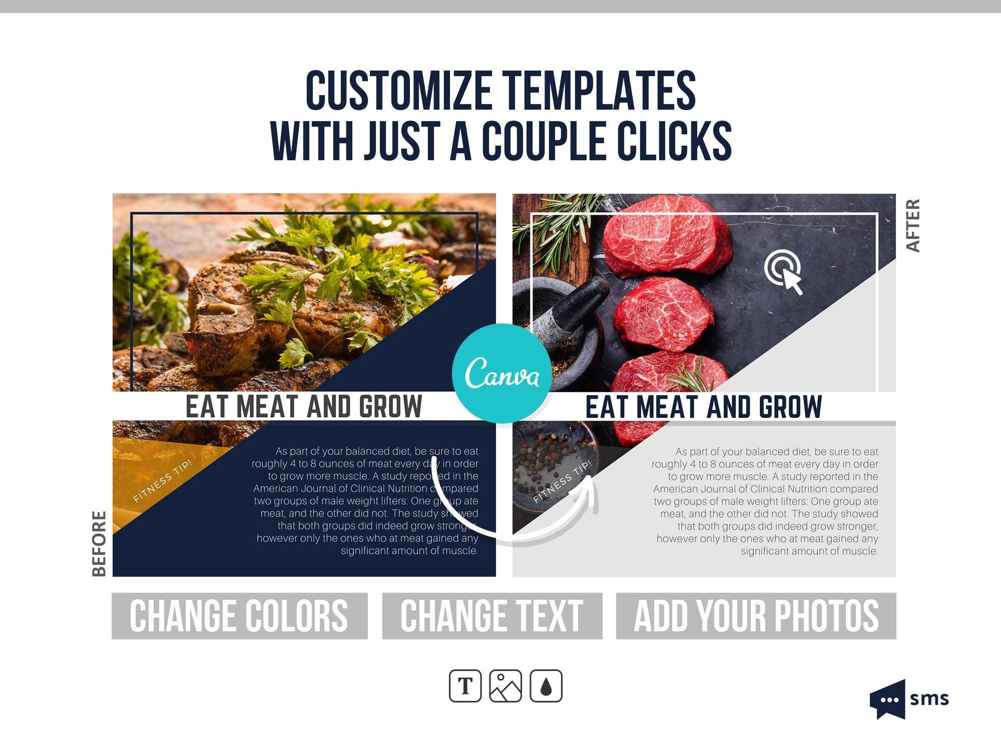 365 Fitness Instagram Template Bundle For Social Media (mustang)