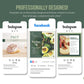 365 Nutrition Instagram Template Bundle For Social Media (olive)