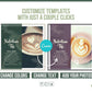 365 Nutrition Instagram Template Bundle For Social Media (olive)