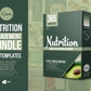 365 Nutrition Instagram Template Bundle For Social Media (olive)