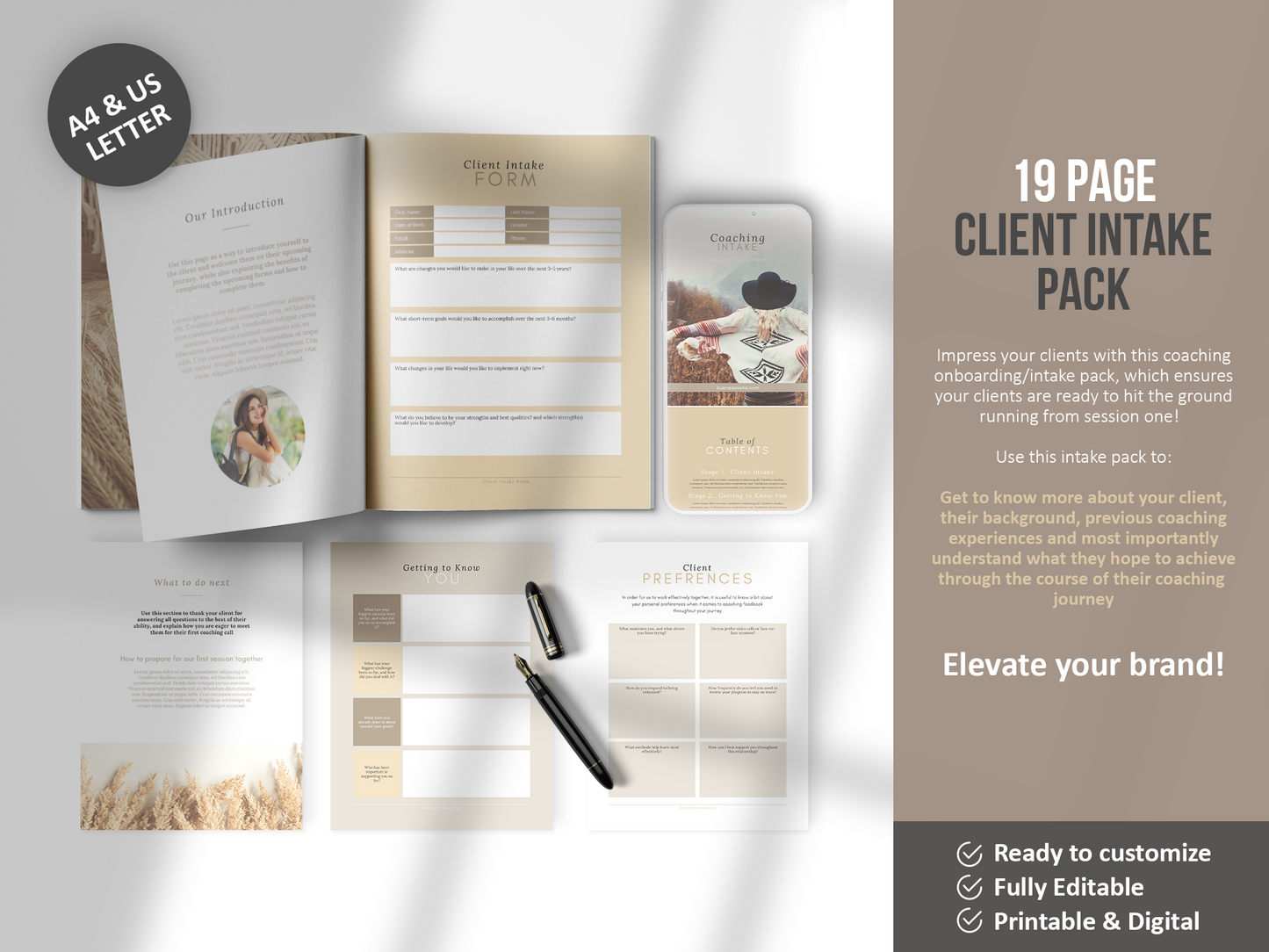 385+ Life Coaching Client Onboarding Toolkit (sand)