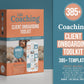 385+ Life Coaching Client Onboarding Toolkit (teal)