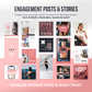 420 Fitness Instagram Post Templates (blush)