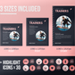 420 Fitness Instagram Post Templates (blush)