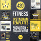 420 Fitness Instagram Post Templates (mustang)