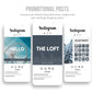 55 Airbnb Instagram Promotion Pack For Social Media (city)