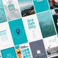 55 Airbnb Instagram Promotion Pack For Social Media (coastal)