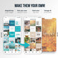 55 Airbnb Instagram Promotion Pack For Social Media (coastal)