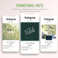 55 Airbnb Instagram Promotion Pack For Social Media (country)