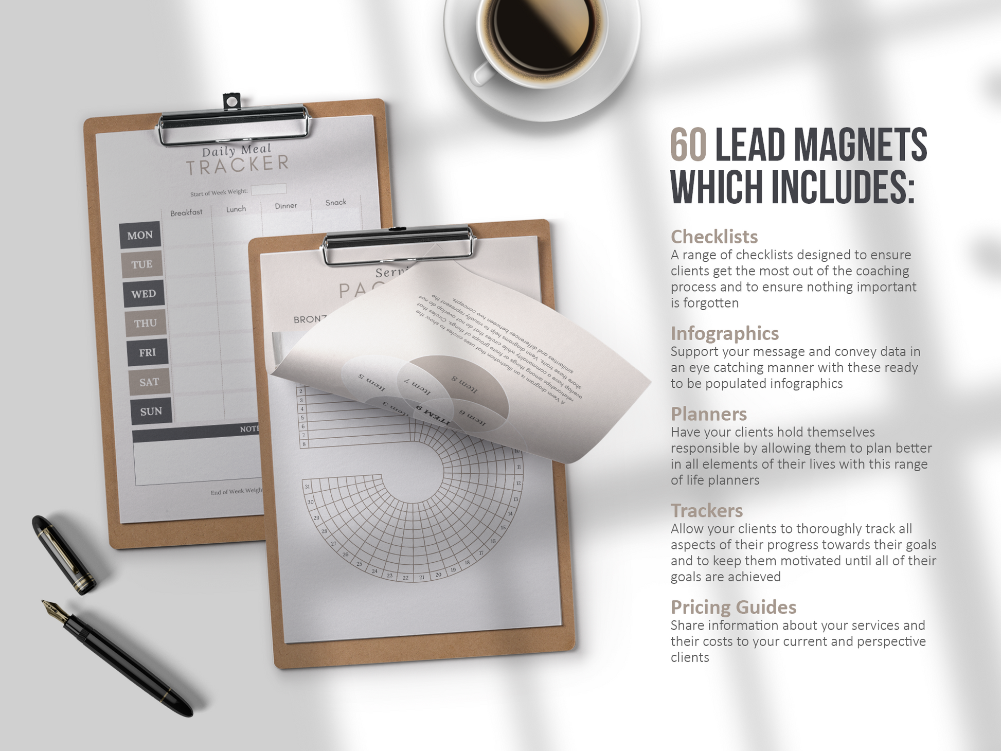 60 Life Coaching Lead Magnets (royal)