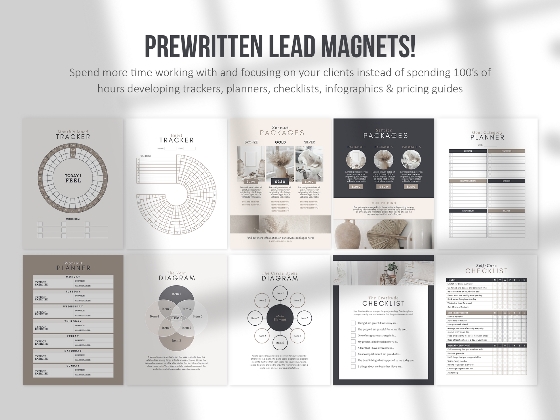 60 Life Coaching Lead Magnets (royal)