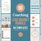 60 Life Coaching Lead Magnets (teal)