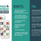 700 Fitness & Nutrition Templates For Social Media (ocean)