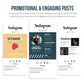 700 Fitness & Nutrition Templates For Social Media (ocean)