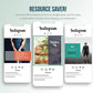 730 Fitness & Nutrition Template Bundle For Social Media (multi)