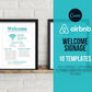 Airbnb Host Posters & Signage Bundle (coastal)